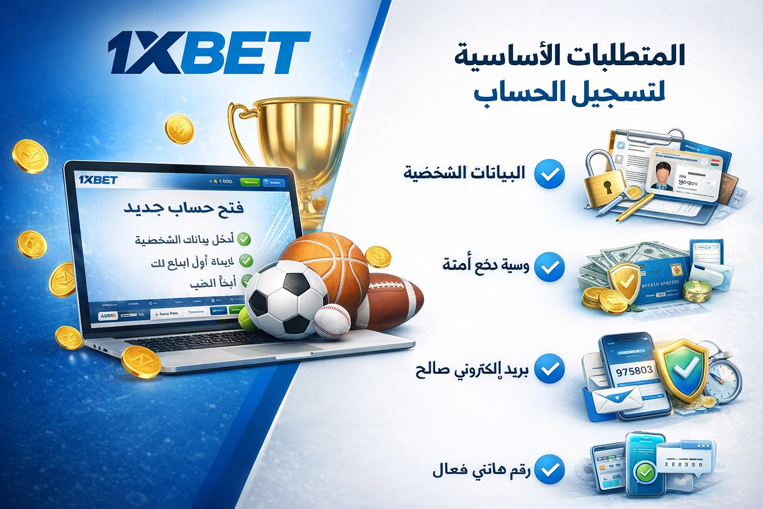 بات الأساسية لتسجيل الحساب